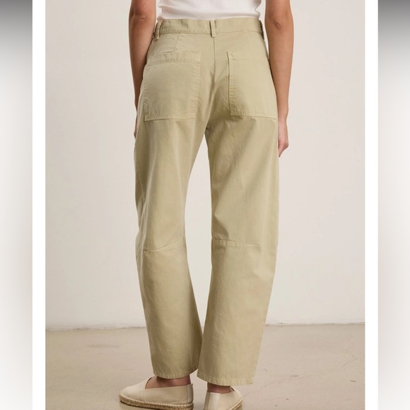 Brylie Sanded Twill Utility Pant Khaki/Beige Women's Size 2 - Picture 2 of 11